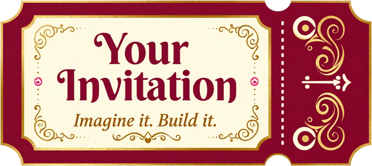 Your Invitation. Imagine it. Build it.